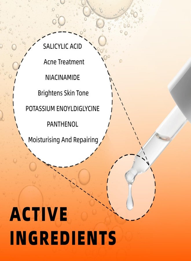 HKY - Acne Serum For Face, 1.5 Hour Blemish Blitz Emergency Anti Acne Treatment To Reduce Redness With Salicylic Acid, Niacinamide, Panthenol, Retinol - Prone Skin - Image 4